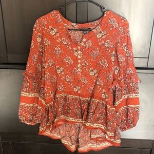 American Eagle Floral Patterned Top